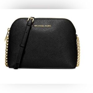 Michael Kors Cindy Saffiano Dome Crossbody Bag